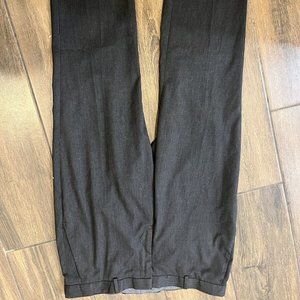 Perry Ellis Grey striped pants 36X30 polyester